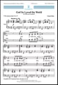 God So Loved the World SATB choral sheet music cover